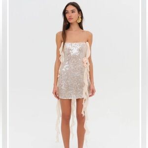FOR LOVE & LEMONS SYDNEY SEQUIN MINI DRESS